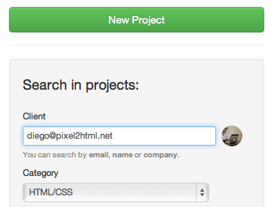 Search area search button backend bootstrap