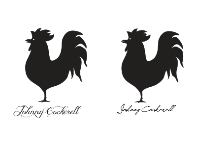 Johnny Cockerell branding font logo