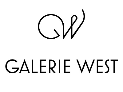 Galerie West design graphic design illustrator logo typography