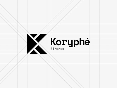 Koryphé Finance - Logo brand brand identity branding branding agency branding design design system identity logo logotype rebrand synerghetic ui design visual identity