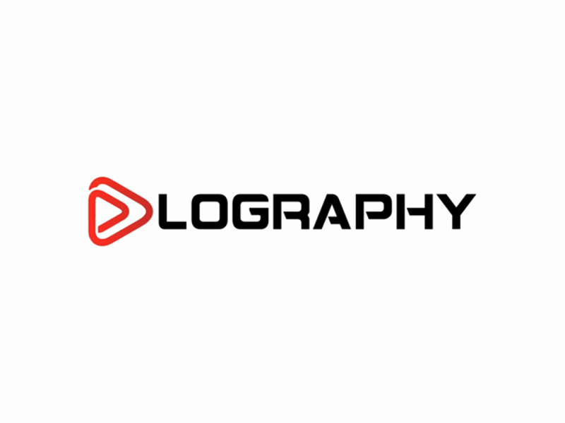 Vlography Logo 2danimation aftereffects animation play