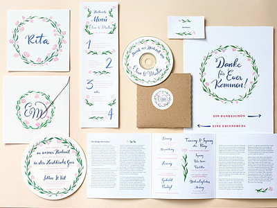 Wedding Print Design lettering letterpress print print design wedding