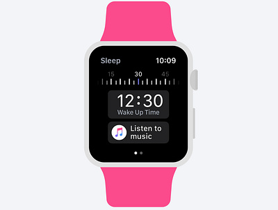 Sleep Tracking App - Smart Button, "Thomas Mraz, «Lono»" adobe illustrator app apple watch apple watch design branding concept design illustrator mockup sketch sleep sleep app sleep track smart watch tracking ui ux vector watch watchos