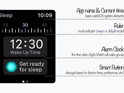 Sleep Tracking App - Main Screen Anatomy 🔎