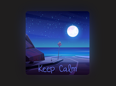 «Keep Calm»‎ album cover - icon after album animation apple music calm cover effects for keep vk