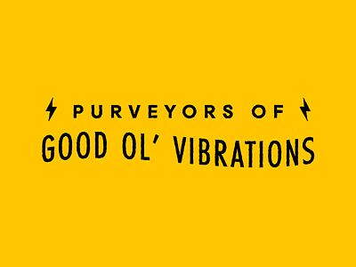Good Ol' Vibrations