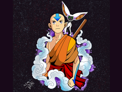 Avatar the last Airbender art design digital painting illustration tattoo