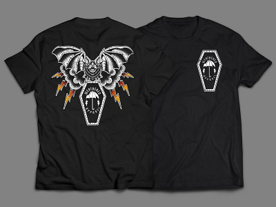 Bat T-Shirt art bat design illustration logo mockup tattoo tshirt tshirtdesign
