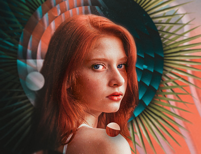 sketch 10 collage composite halo portrait poster poster design unsplash warmup
