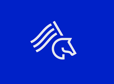 Horse Logo Concept concept flag horse icon illustration logo monoweight