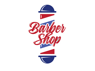 Barber Shop Logo Concept barber shop logo script