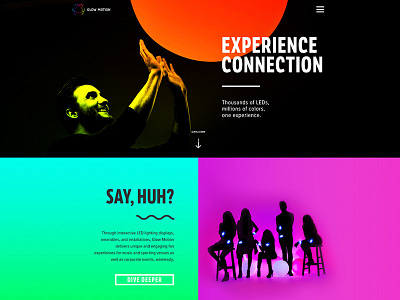 Glow Motion Site Concept