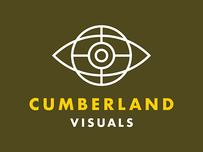 Cumberland Visuals eye futura icon line logo nashville natural wes anderson