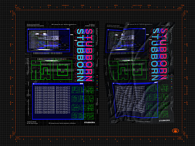 <stubborn brand> Visual experiments 3d艺术 design illustration ui vector web 平面视觉 平面设计， 插图 设计