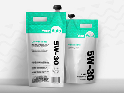 Your Auto Motor Oil automotive logo bright colors design graphicdesgn motor oil package package design package mockup packagedesign pattern tire tread tires tread marks