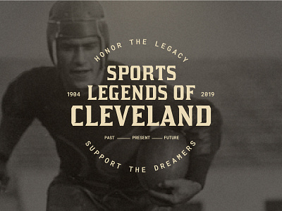 Sports Legends of Cleveland Brand Identity brand identity branding cleveland highschool athletics highschool sports history logo sports sports history