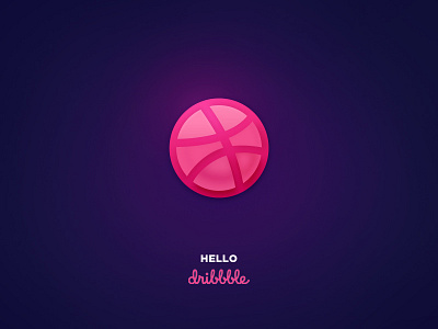 Hello Dribbble! branding design icon illustration logo ui