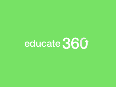 Educate 360 Branding 360 branding concept design educate green logo