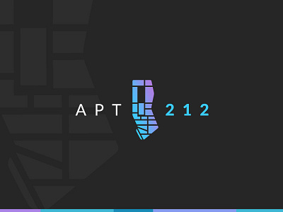 APT 212 Branding Exploration branding identity logo mock up