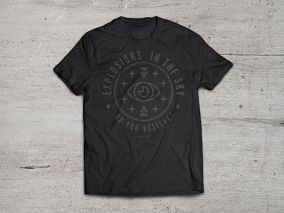 Explosions In The Sky T-Shirt Preview band shirt black shirt concept shirt design t shirt