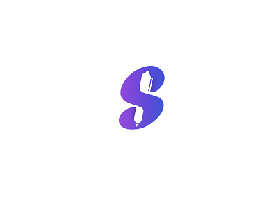 "S" Logo Concept branding identity logo mock up