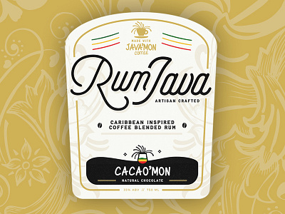 Rum Label (approved) alcohol label mock up print rum sticker