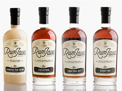 Final Rum Java Product bottle coffee design java packagin print rum