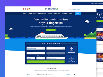 Cruise Booking Site - Alt Concept