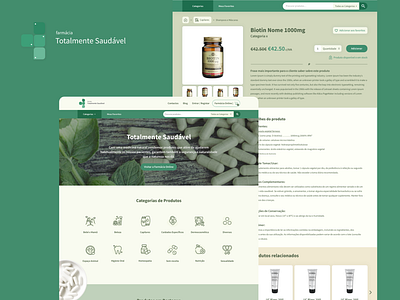 Totalmente Saudável - UI/UX & Web Design design development pharmacy sifarma ui ux wordpress