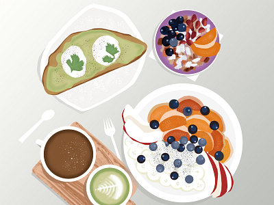 Breakie illustration photoshop