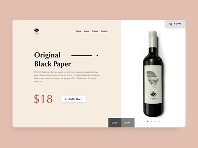 Black Paper Wine app design branding desain merek ui uidesign uiux ux website