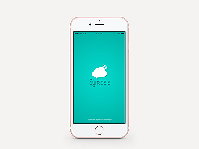 Sypapsis App. Logo intro. app app design app intro cloud communication graphic design logo tool turquoise ui ui design visual design