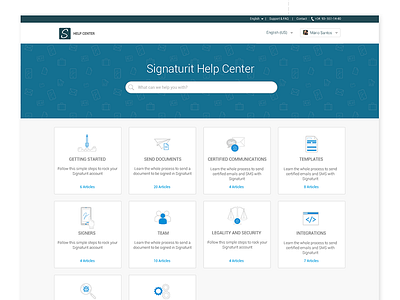 Signaturit Help Center.