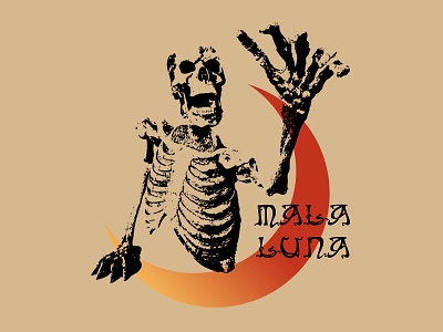 Mala Luna Music Festival 2018 branding design illustration merchandise