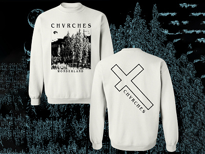 Chvrches Official Winter Merchandise Collection 2019 branding design merchandise typography