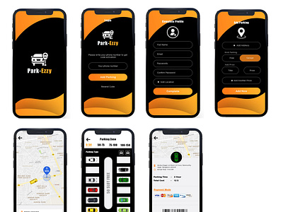 Parking app design