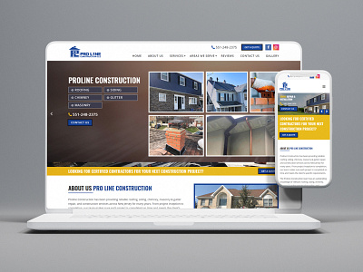 Construction Company Wordpress Website design website