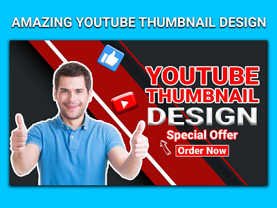 Attractive YouTube Thumbnail Design thumbnail