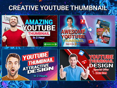 Creative YouTube Thumbnail Design