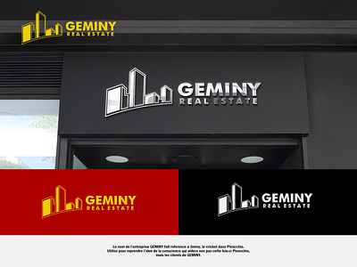 Logo Concept for Geminy Real Estate branding building construction decoration geminy house illustration logo real estate