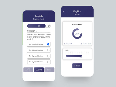 test system app screen design