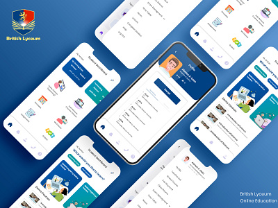 British Lycum Mobile App UI