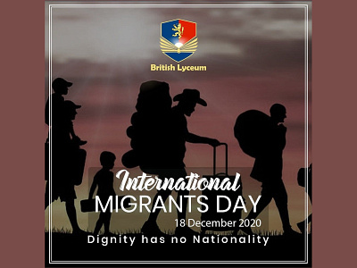 International Migrants Day branding graphic design international migrants day post social media