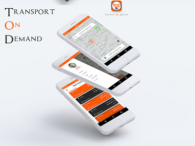 Transport on demand app logo