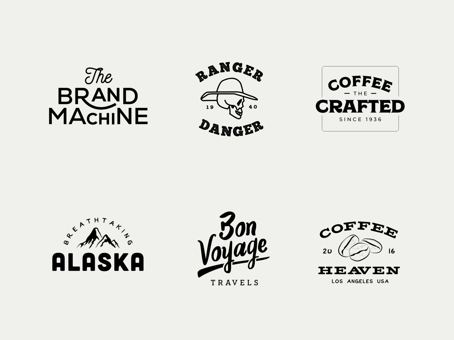 Retro Logos by EJ Zoleta on Dribbble