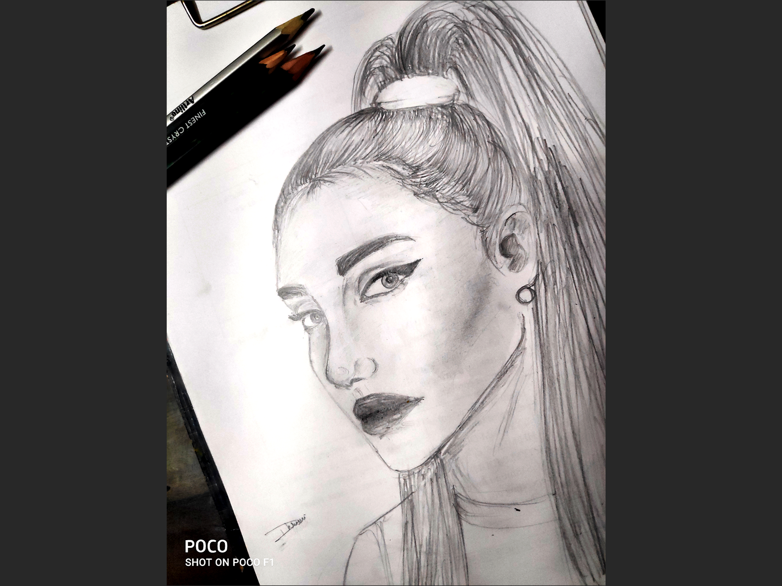 Ariana Grande Portrait by Dhruvi Sharma on Dribbble