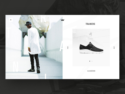 Collection Page clean collections ecommerce fashion grid layout lookbook minimal skateboard slider sneakers store