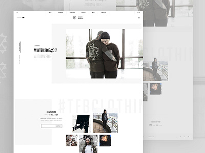 Lookbook clean ecommerce fashion grid instagram layout logo merch minimal