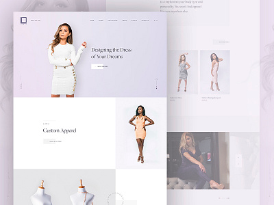 Liam Li clean ecommerce fashion grid instagram layout logo minimal shop