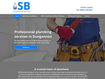 Plumbing 2 design ui web